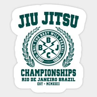JIU JITSU CHAMPIONSHIPS Sticker